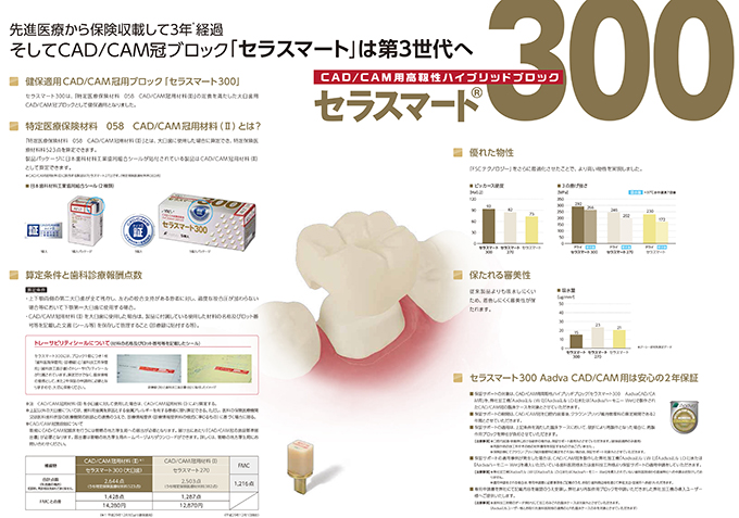 CAD/CAM冠取り扱いブロック「セラスマート」